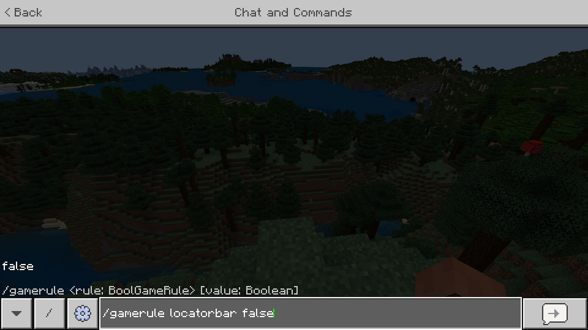 Use the gamerule command to turn off locator bar in Minecraft and prevent other players from seeing your location in the game (Image via Sportskeeda Gaming || Mojang)